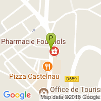 carte de la Pharmacie Fourniols