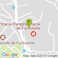 carte de la Pharmacie de Fontvieille