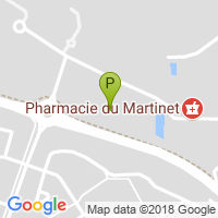 carte de la Pharmacie du Martinet