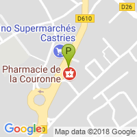 carte de la Pharmacie de la Couronne