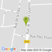 carte de la Pharmacie de la Dentelle