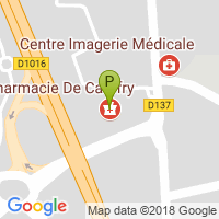 carte de la Pharmacie de Cauffry