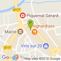 carte de la Pharmacie du Centre