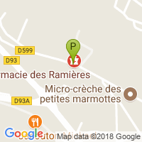 carte de la Pharmacie des Ramieres