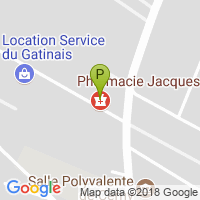 carte de la Pharmacie Jacques