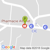 carte de la Pharmacie Albaret