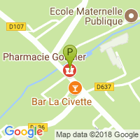 carte de la Pharmacie Gouhier J-Claude