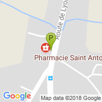 carte de la Pharmacie Saint Antoine