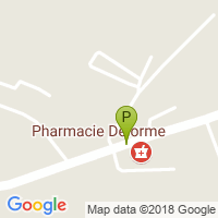 carte de la Pharmacie Delorme