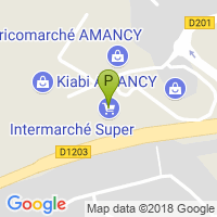 carte de la Pharmacie d'Amancy