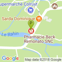 carte de la Pharmacie Beck-Remonato