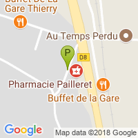 carte de la Pharmacie Pailleret