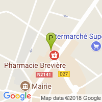carte de la Pharmacie Brévière