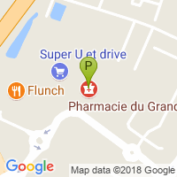 carte de la Pharmacie du Grand Pin