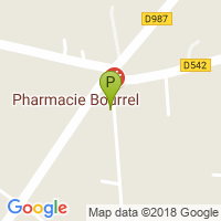 carte de la Pharmacie Bourrel