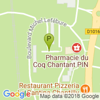 carte de la Pharmacie du Coq Chantant