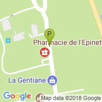 carte de la Pharmacie de l'Epinette