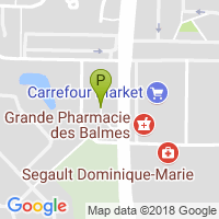 carte de la Pharmacie Achard - Brun