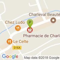 carte de la Pharmacie de Charleval