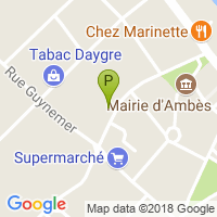 carte de la Pharmacie d'Ambes