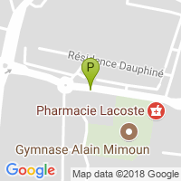 carte de la Pharmacie Lacoste