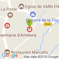 carte de la Pharmacie d'Ambleny