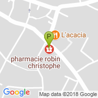 carte de la Pharmacie de la Pironniere