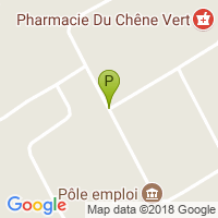 carte de la Pharmacie du Chene Vert