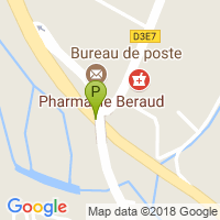 carte de la Pharmacie Beraud