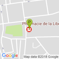 carte de la Pharmacie de la Liberte