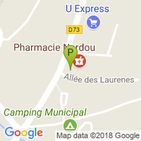 carte de la Pharmacie Carchereux Nardou