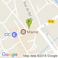 carte de la Pharmacie de l'Hotel de Ville