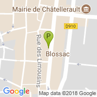 carte de la Pharmacie Blossac