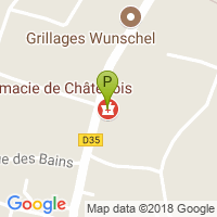 carte de la Pharmacie de Chatenois