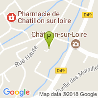 carte de la Pharmacie de Chatillon