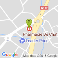 carte de la Pharmacie de Chatillon