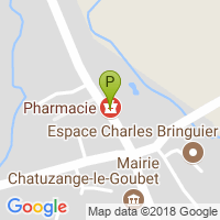 carte de la Pharmacie Arnaud Lombourg