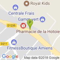 carte de la Pharmacie de la Hotoie