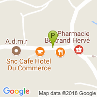 carte de la Pharmacie Bertrand