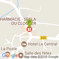 carte de la Pharmacie du Clocher