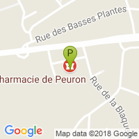 carte de la Pharmacie de Peuron