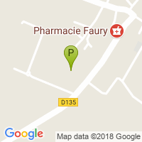 carte de la Pharmacie Faury