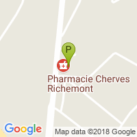 carte de la Pharmacie de Cherves Richemont