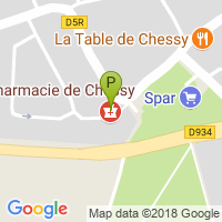 carte de la Pharmacie de Chessy