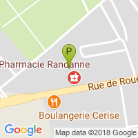 carte de la Pharmacie Randanne