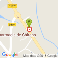 carte de la Pharmacie de Chirens