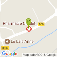 carte de la Pharmacie Chollet Cleac'h