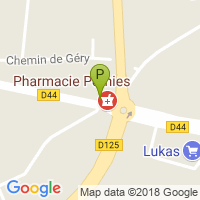 carte de la Pharmacie Pomies