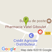 carte de la Pharmacie Vatel-Giboulet