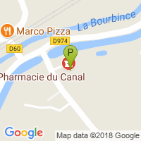 carte de la Pharmacie du Canal